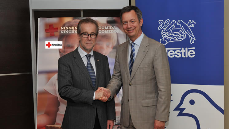 Colaboración entre Cruz Roja y Nestlé España