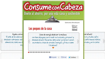 Imagen de la campaña ConsumeConCabeza