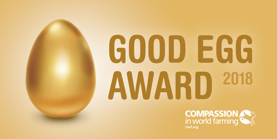 Cartel del galardón Good Egg Award