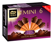 Láminas crujientes de Nestlé Gold