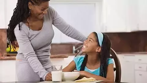 Desayuno en familia