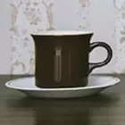 taza de café Nespresso de los 80
